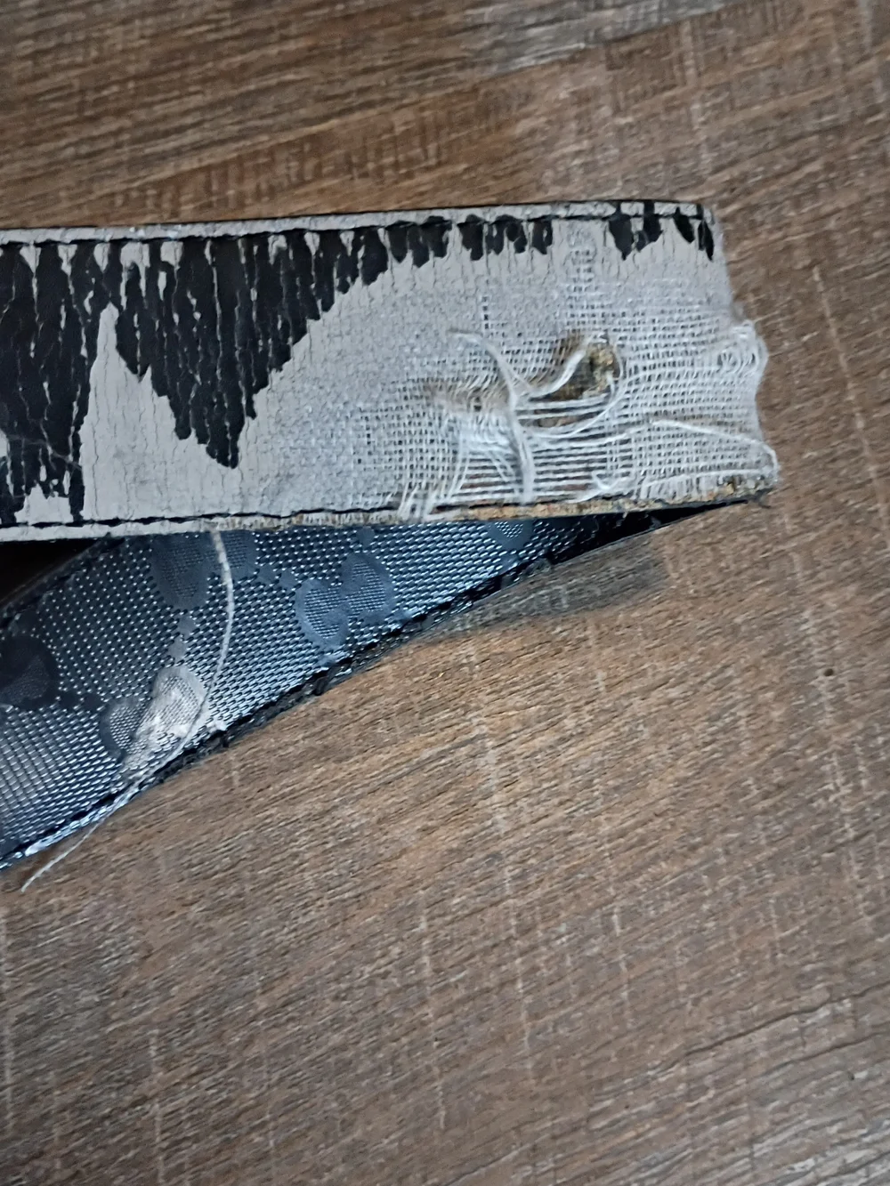 Gucci Black GG Monogram Belt Buckle